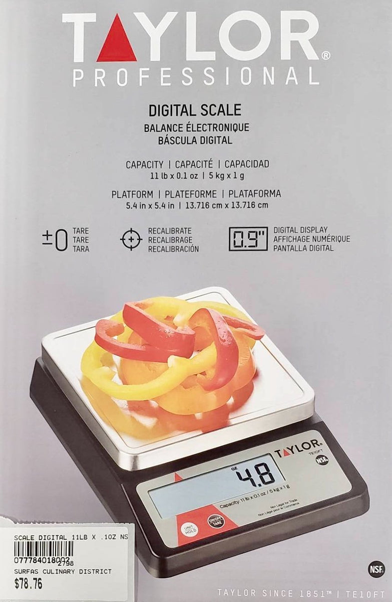 CULINARIAN DIGITAL KITCHEN SCALE 22LB X 0.1OZ