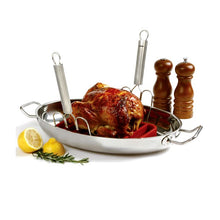 Load image into Gallery viewer, Stainless Steel Turkey Lifter 2pc Set
