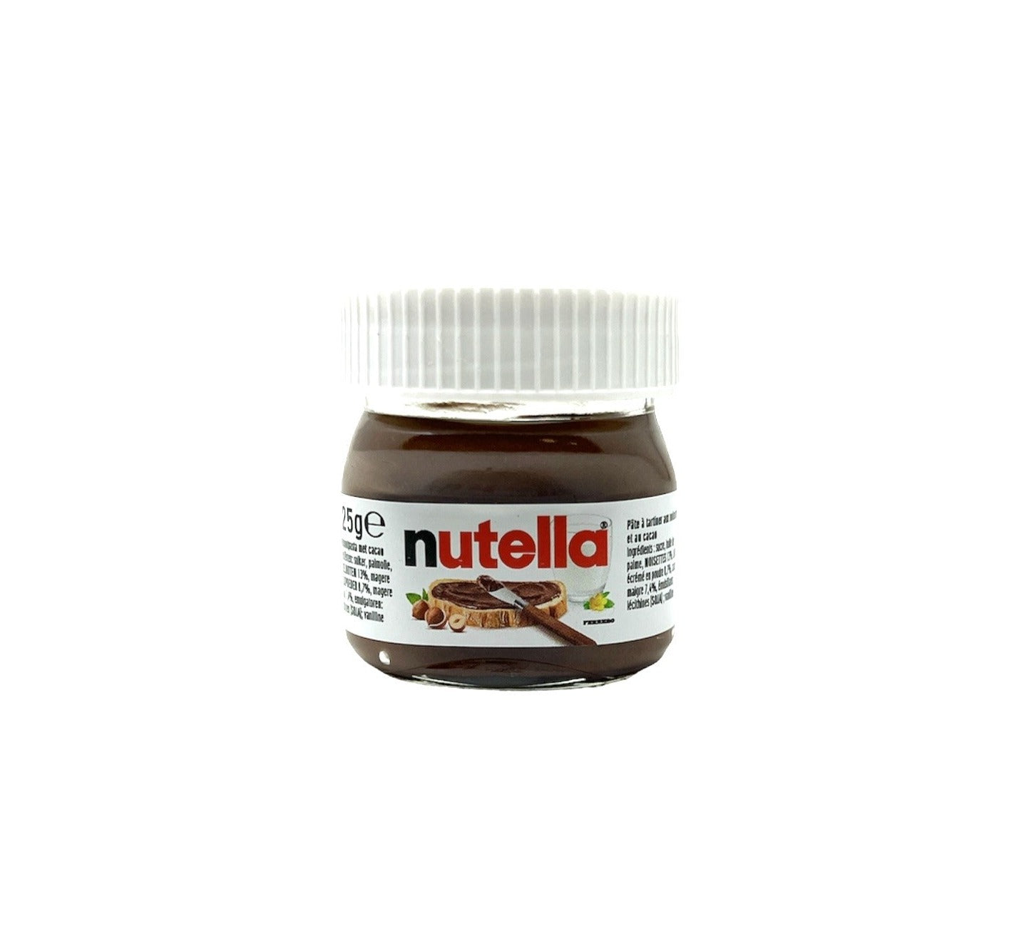 Pack de 6 mini Nutella con cucharita 25g x 6