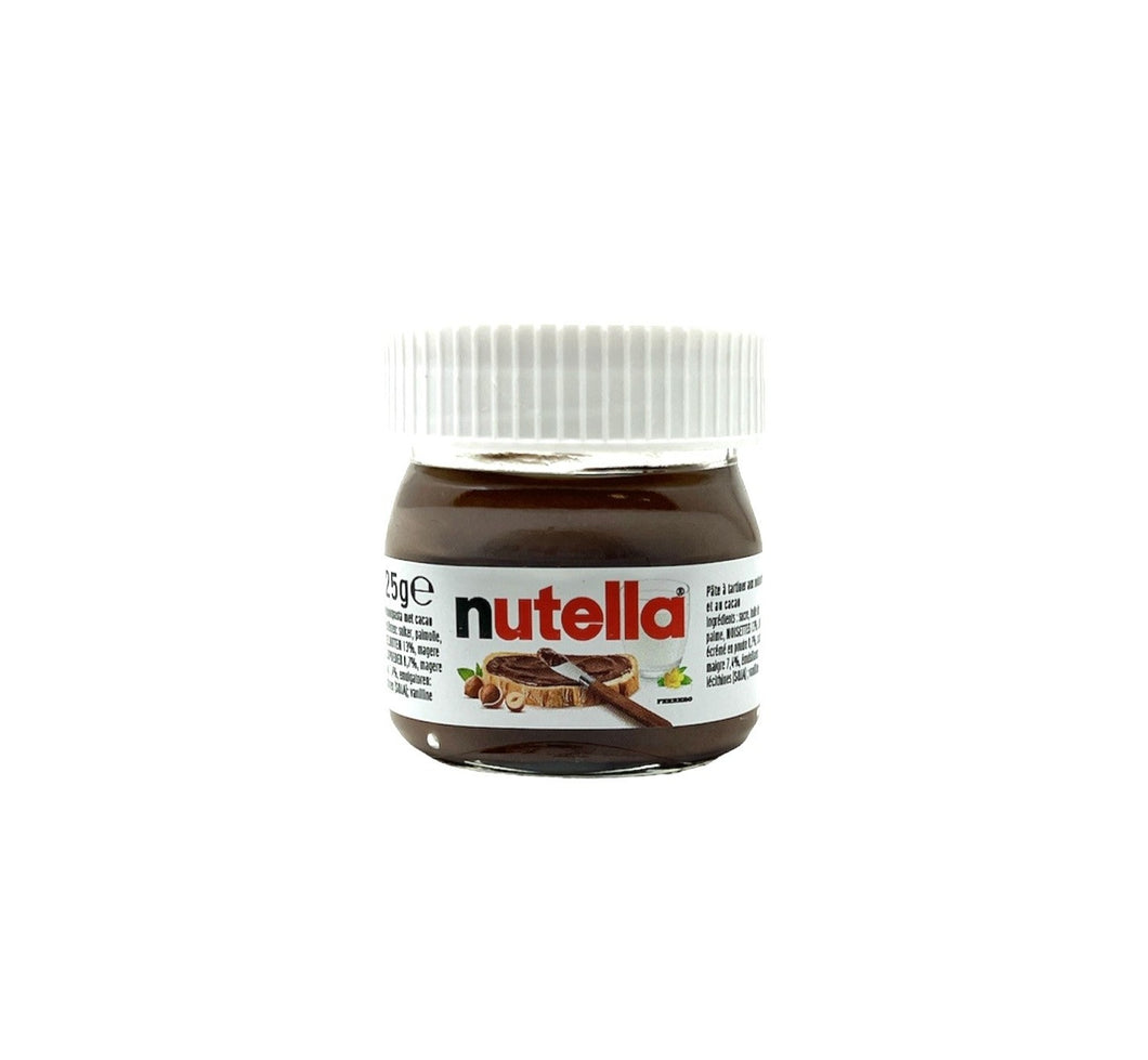 Fonowt Nutella Glass JAR, 21 Mini Nutella Jars Inside with Each 30 Grams