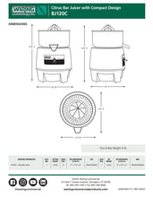 Load image into Gallery viewer, Citrus Juicer BJ120C
